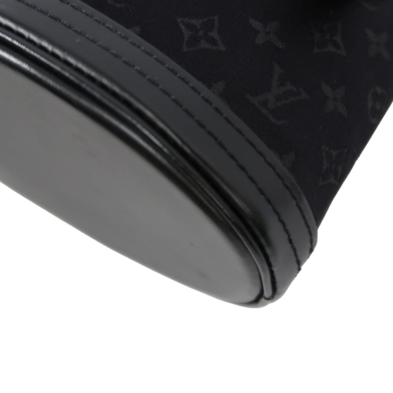 Louis Vuitton Black Pouch & Little Bucket,  Canvas Denim, with Dust Bag (Monogram Pattern)