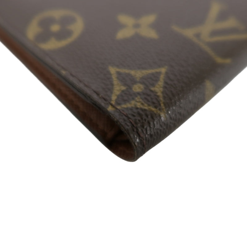LOUIS VUITTON Monogram Bifold Wallet PVC Brown