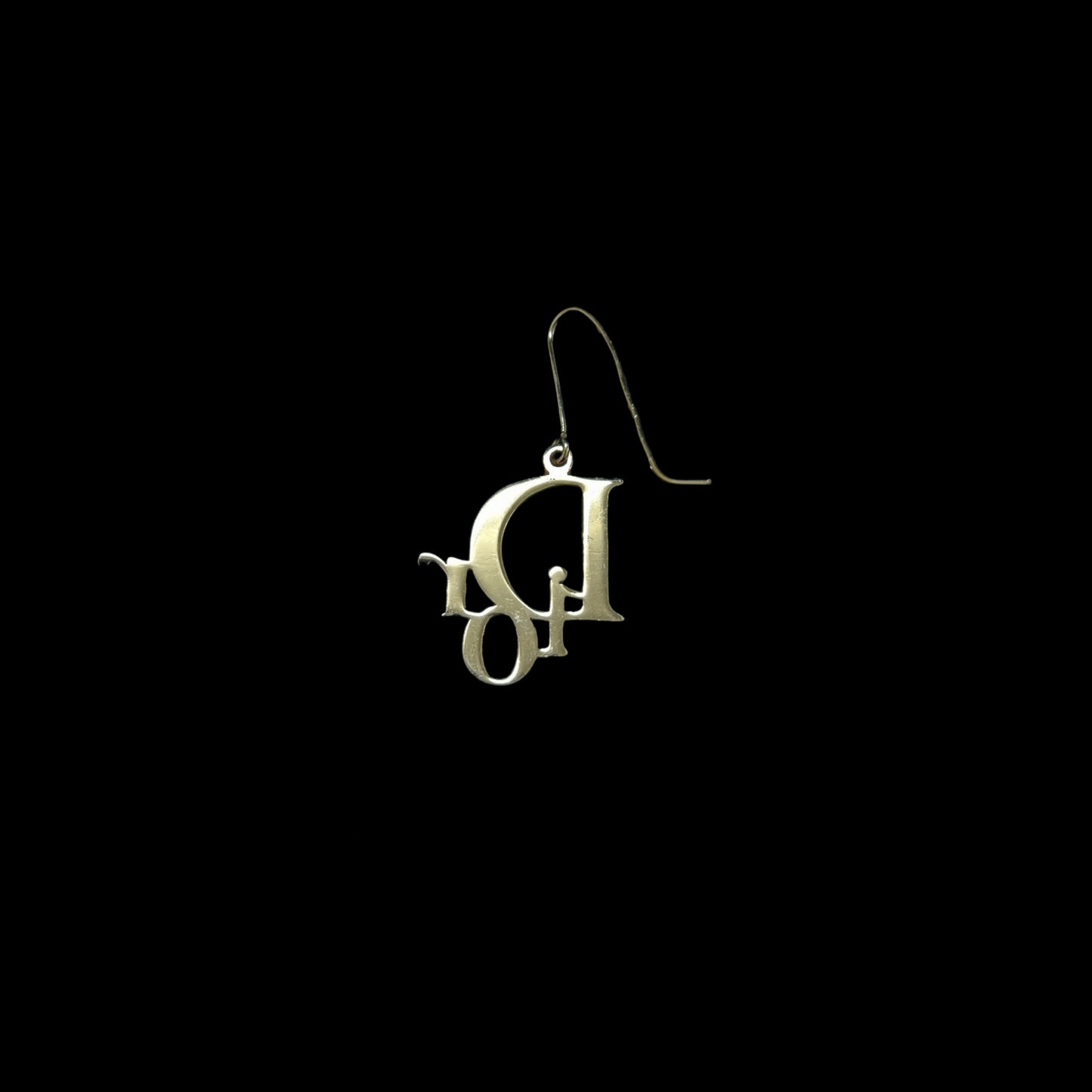 DIOR Silver-Finish Metal Earrings