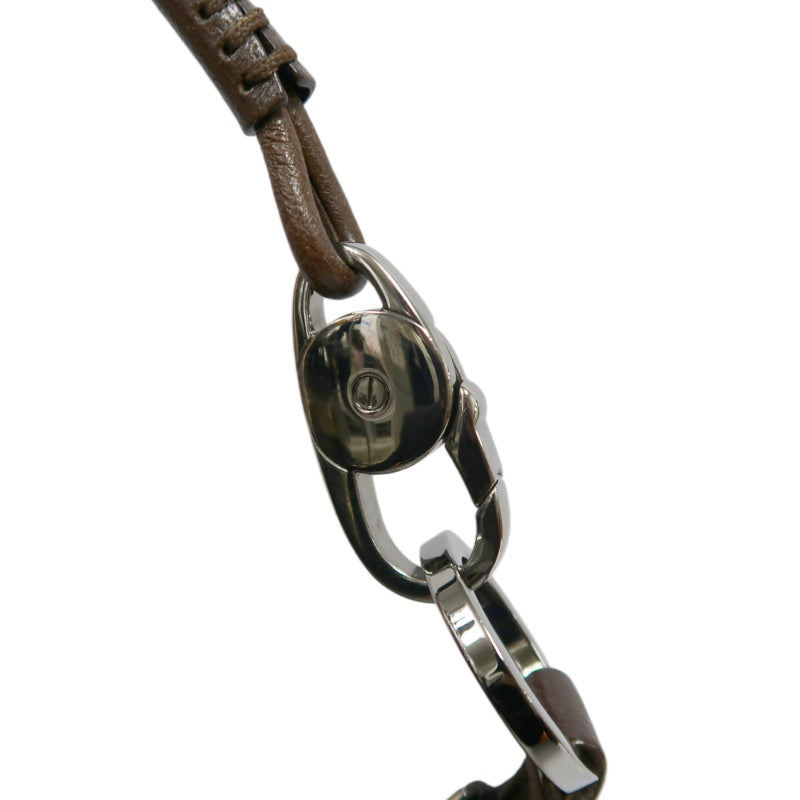 GUCCI GG Canvas Shoulder Bag, Brown with Silver Hardware, GG Monogram Canvas