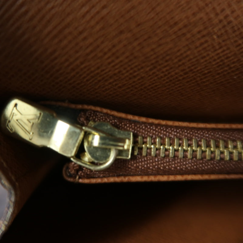 LOUIS VUITTON Raspail Monogram Shoulder Bag Brown LV Monogram PVC Shoulder Bag Handbag