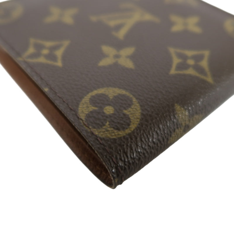 LOUIS VUITTON Monogram Bifold Wallet PVC Brown