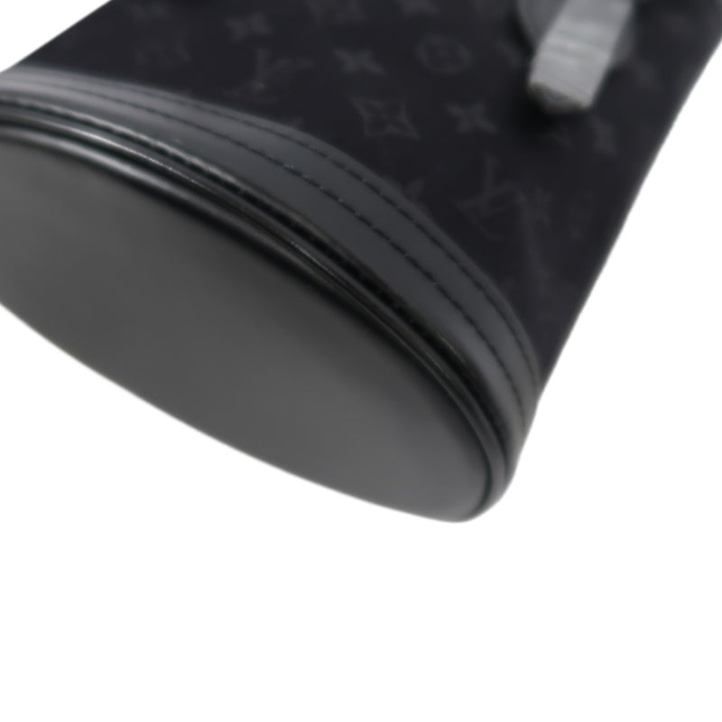 Louis Vuitton Black Pouch & Little Bucket,  Canvas Denim, with Dust Bag (Monogram Pattern)