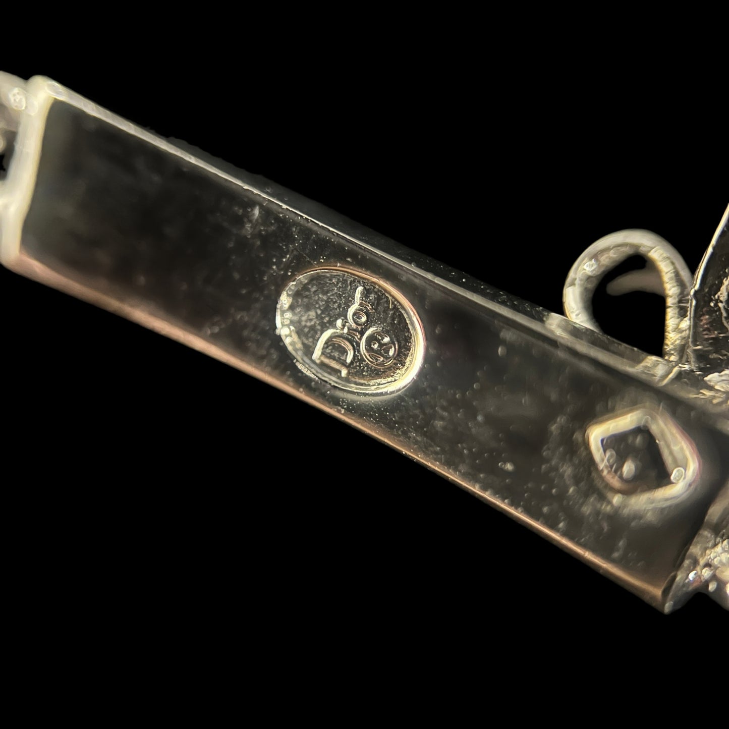 DIOR Silver-Finish Metal Necklace