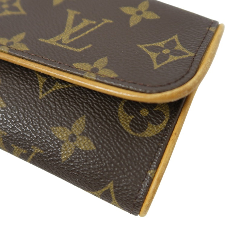 LOUIS VUITTON Monogram Pochette Twin Shoulder Bag, PVC, Envelope Style, Crossbody/Shoulder Bag & Waist Bag