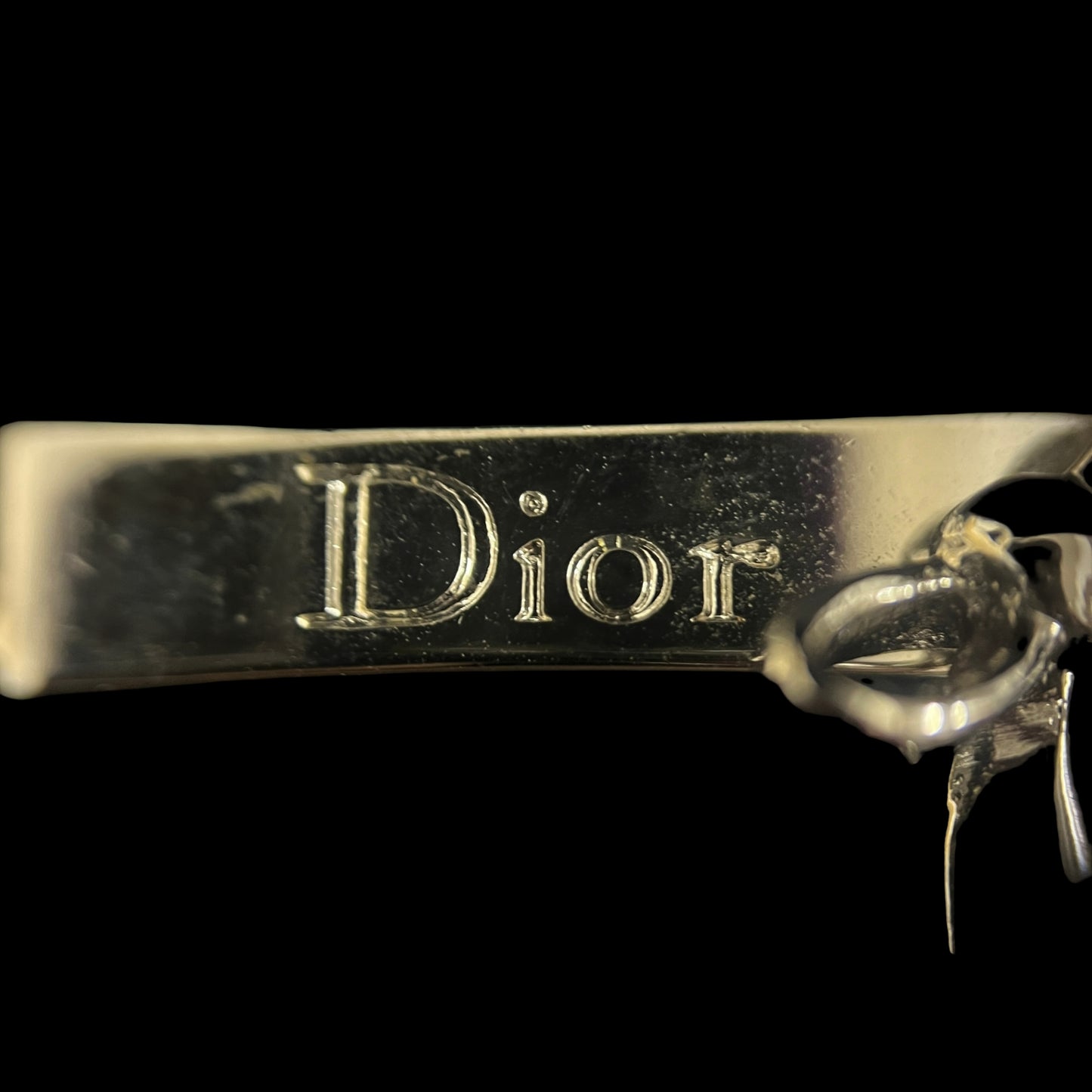 DIOR Silver-Finish Metal Necklace