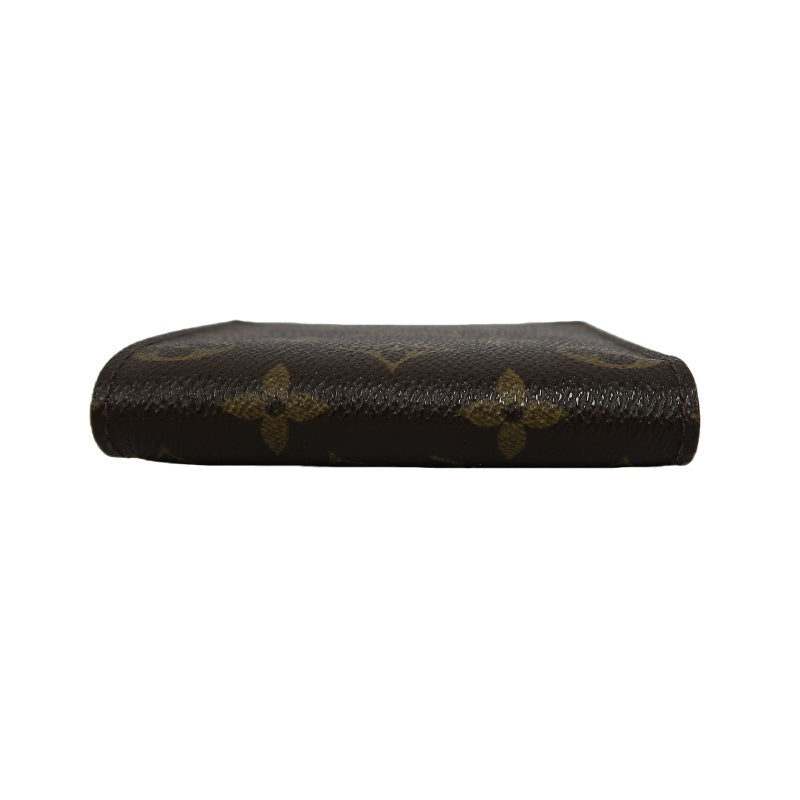 LOUIS VUITTON Monogram Bifold Wallet PVC Brown