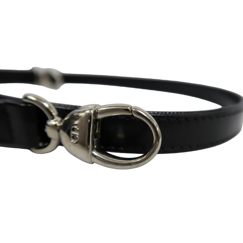 Dior Lady Dior Cannage Handbag, Canvas, Black, Silver Hardware