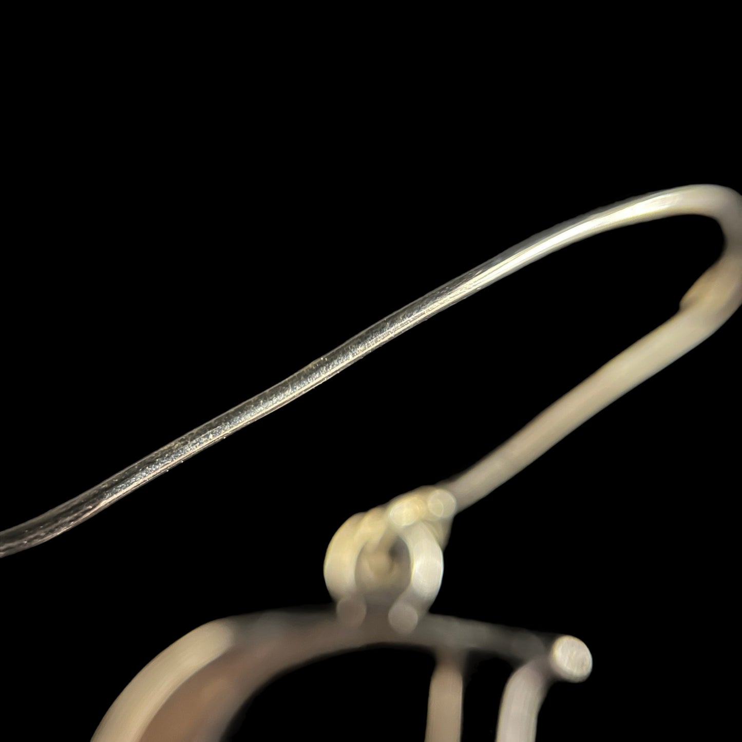 DIOR Silver-Finish Metal Earrings