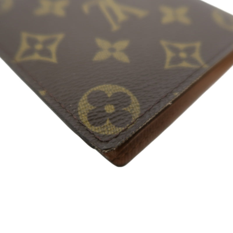 LOUIS VUITTON Monogram Bifold Wallet PVC Brown