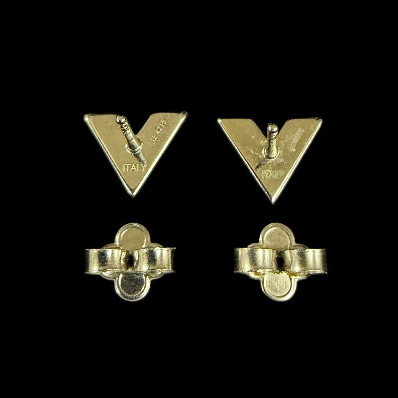 LOUIS VUITTON Earrings Essential V Accessory Silver Metal V Motif 　Box ・Dust Bag