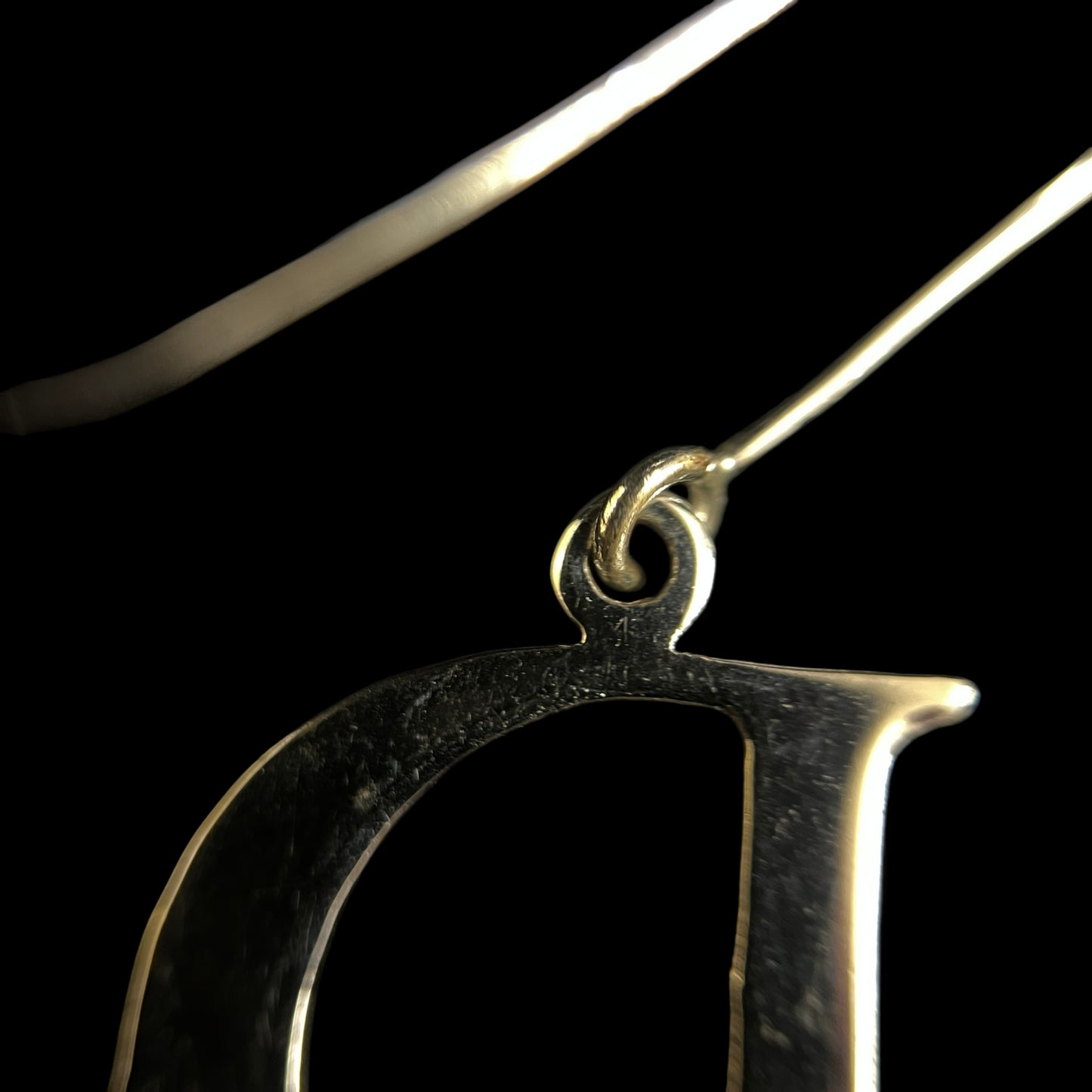 DIOR Silver-Finish Metal Earrings