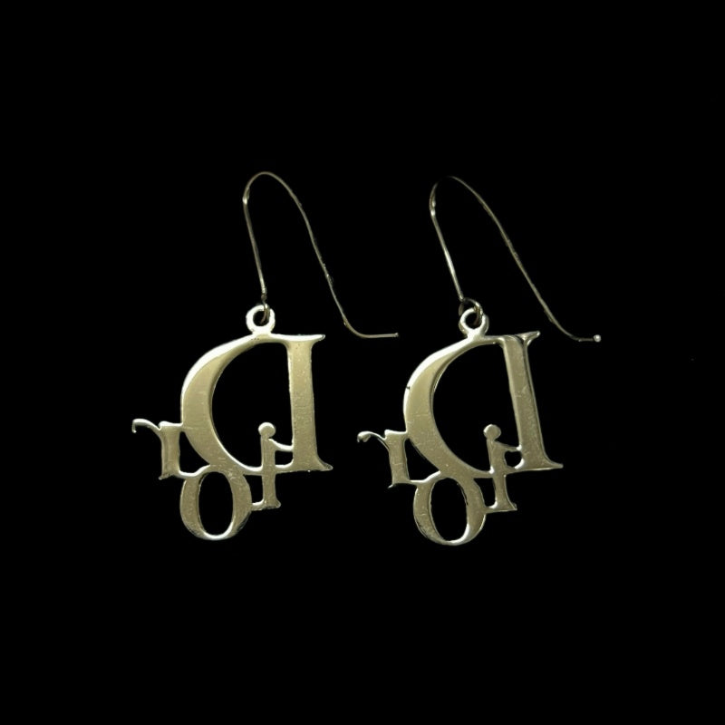 DIOR Silver-Finish Metal Earrings