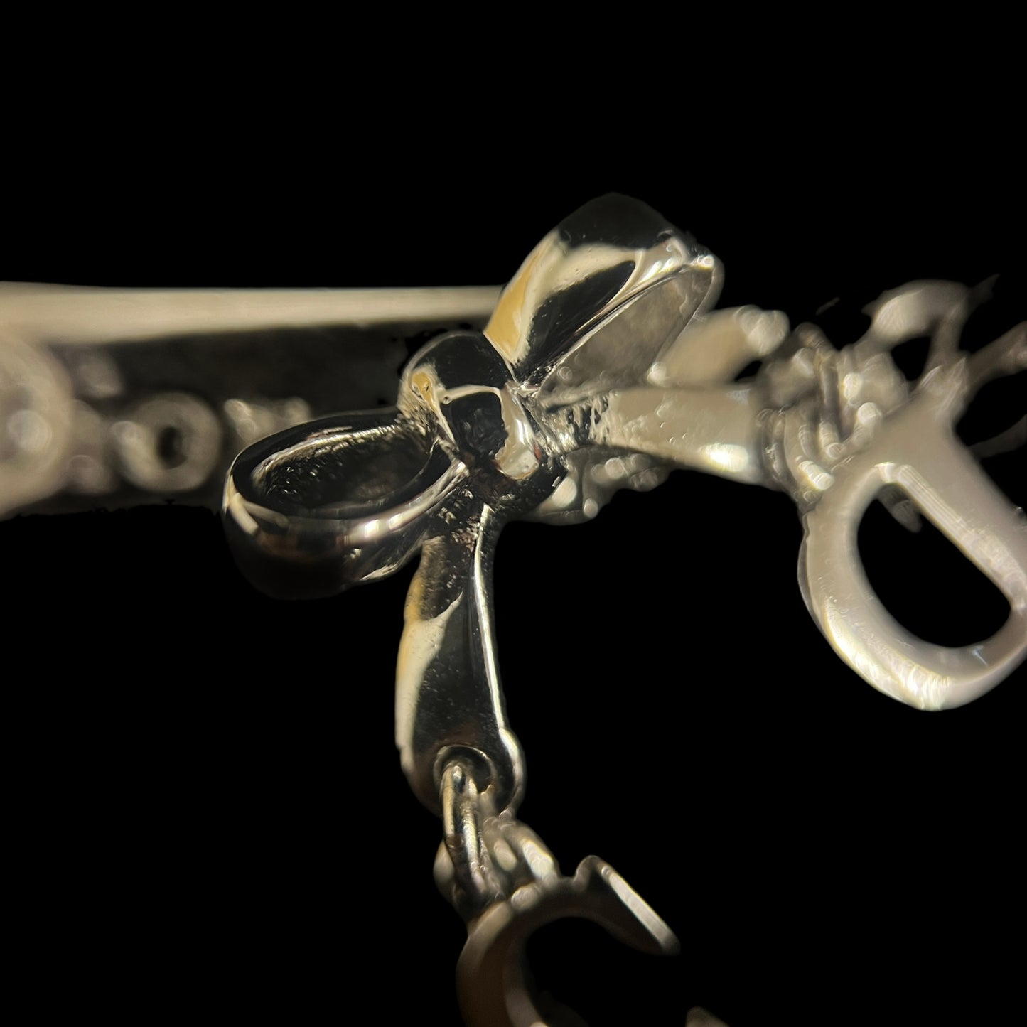 DIOR Silver-Finish Metal Necklace