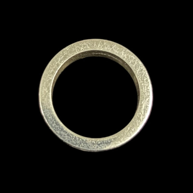 GUCCI GG & Bee Ring #13 925 Silver Total Weight Approx 7.8g Vintage Finish Wide Band Bee Motif GG Logo 　Box