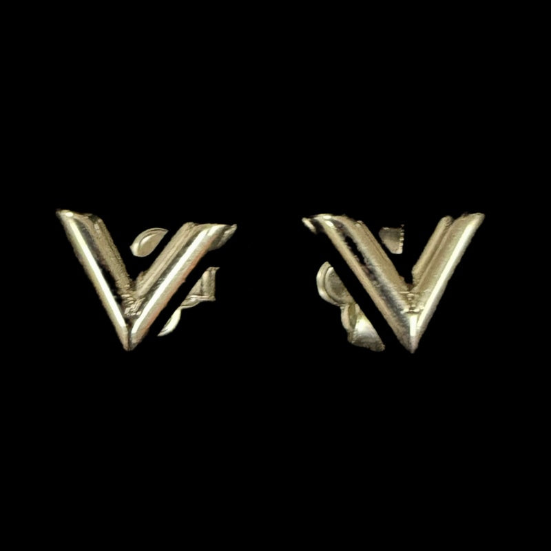 LOUIS VUITTON Earrings Essential V Accessory Silver Metal V Motif 　Box ・Dust Bag