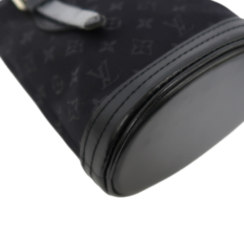 Louis Vuitton Black Pouch & Little Bucket,  Canvas Denim, with Dust Bag (Monogram Pattern)