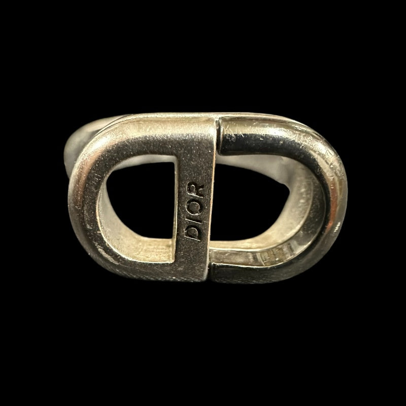 DIOR CD Logo Ring, 925 Sterling Silver, Comes with Original Box, Size #18