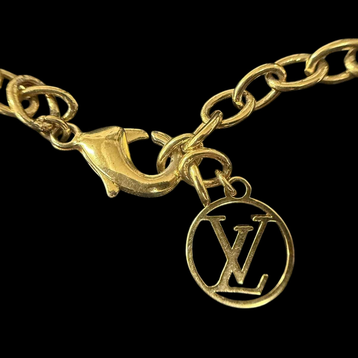 LOUISVUITTON LOUISVUITTON Blooming Necklace, Gold Hardware
