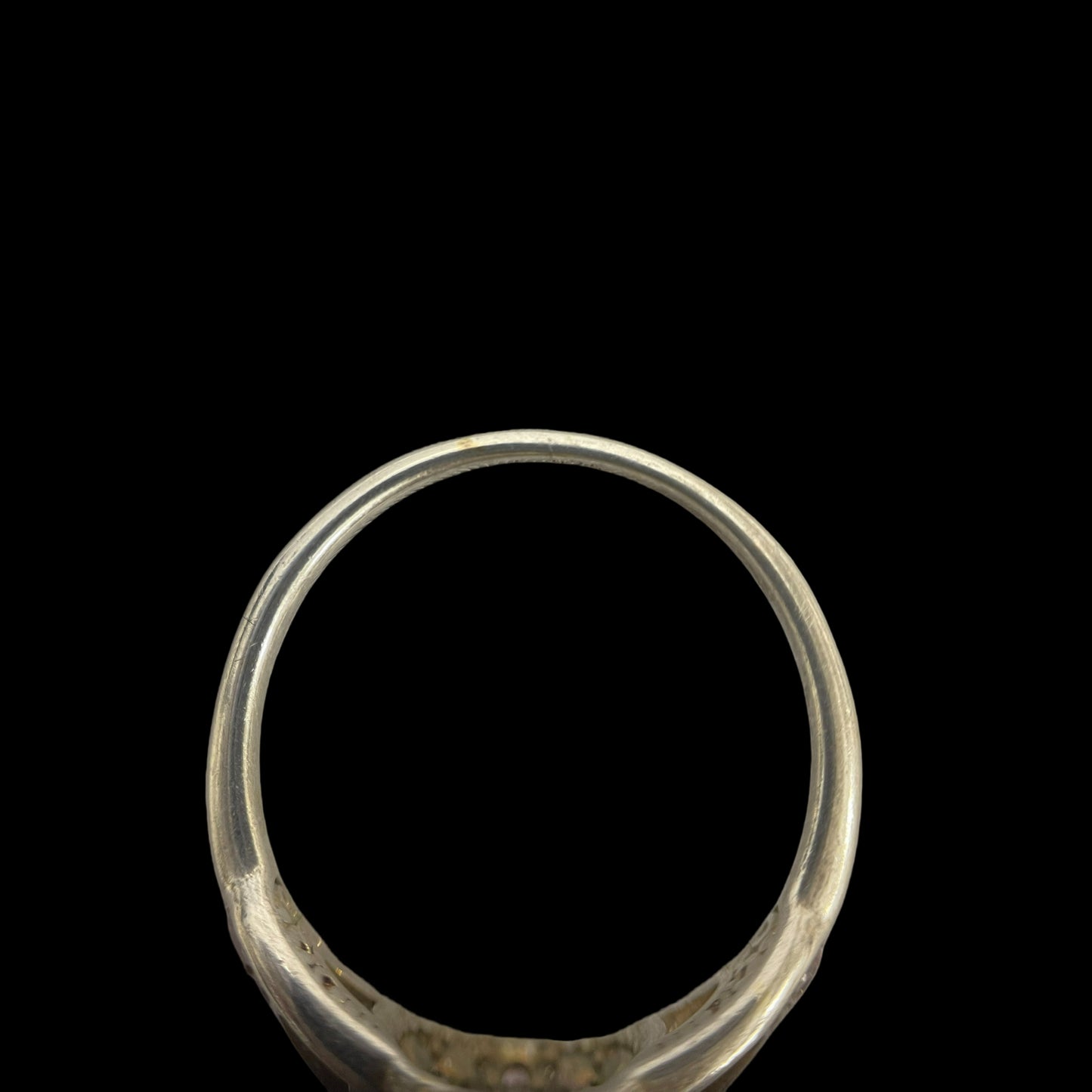 VIVIENNE WESTWOOD Saturn Ring Silver Rhinestone Alloy Silver Hardware