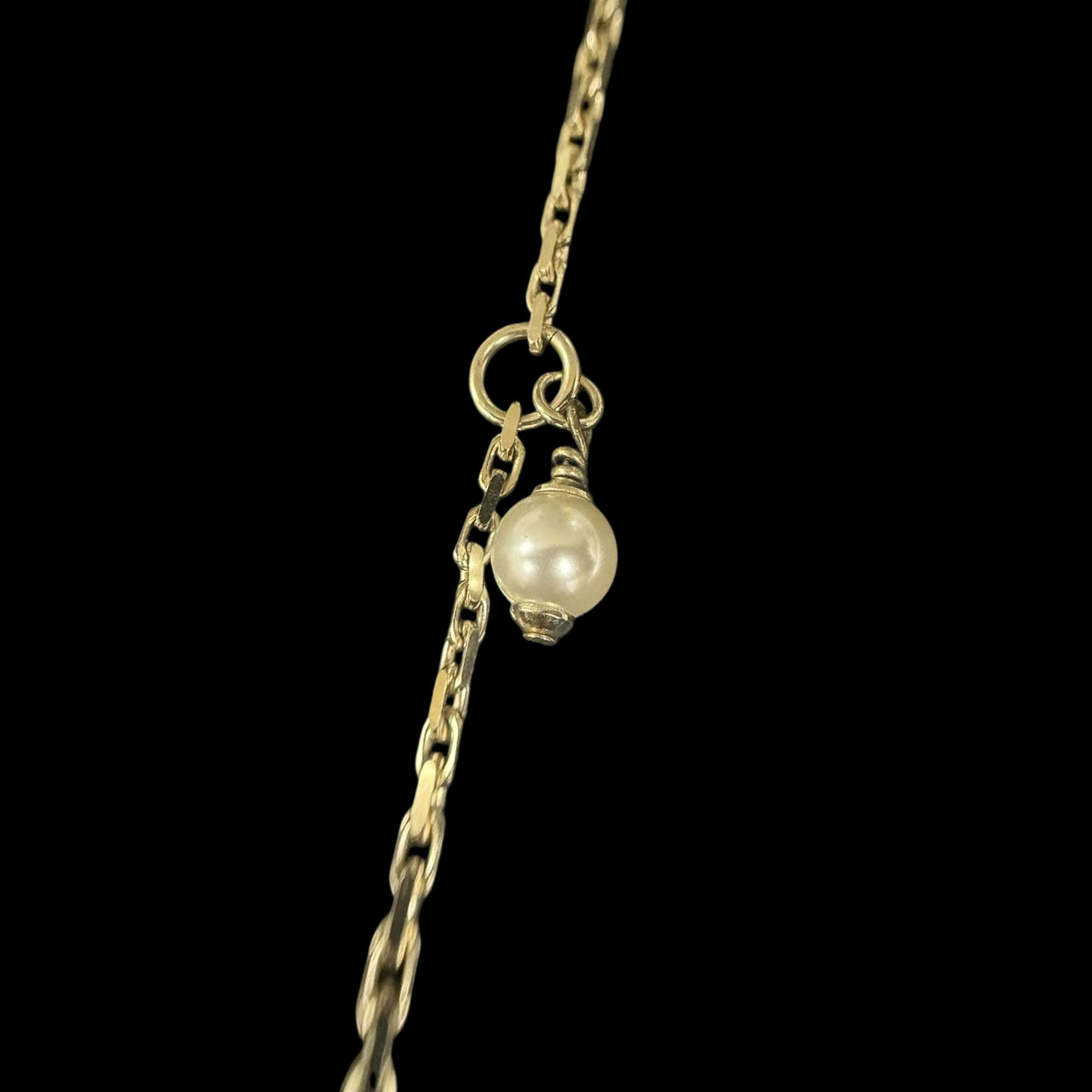 CHANEL CHANEL Coco Mark Rhinestone Necklace, Gold Hardware, F18V, With Original Box, CHANEL Silver Rhinestone-Set Alloy Necklace