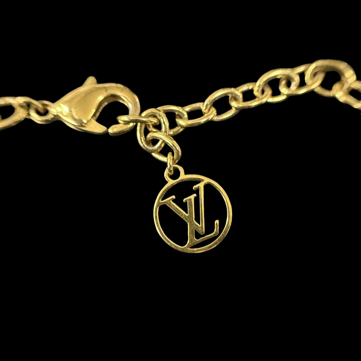 LOUISVUITTON LOUISVUITTON Blooming Necklace, Gold Hardware