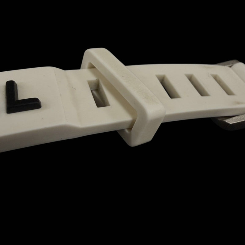 CHANEL white silicon bracelet, with box