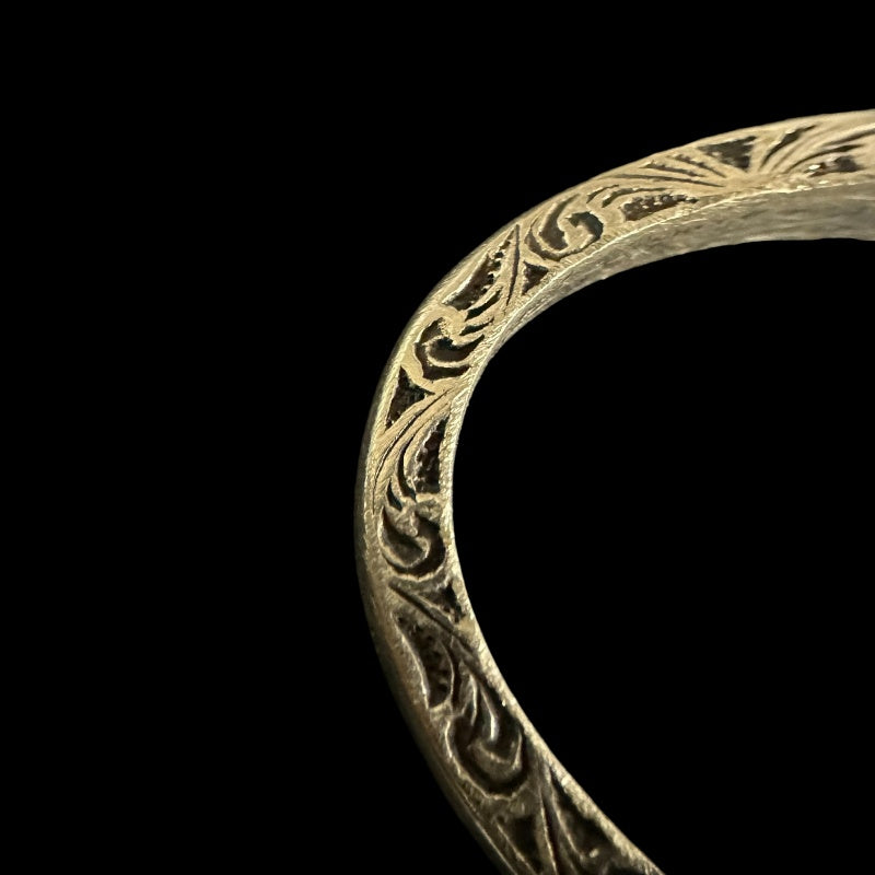 &nbsp;GUCCI&nbsp; Double G Arabesque Ring Size #17, 925 Silver, Total Weight Approx 5.7g