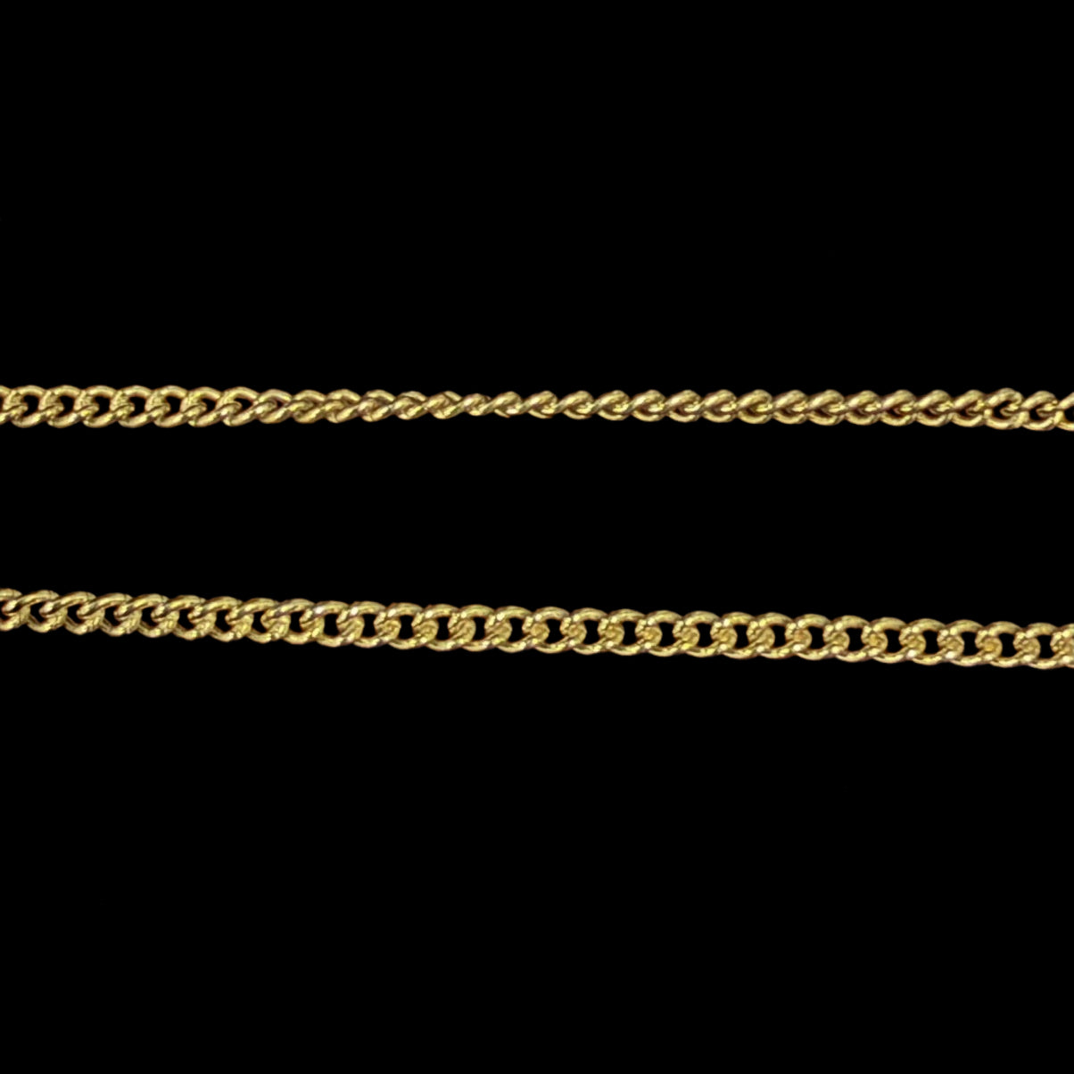 DIOR Gold Alloy Circular Embossed CD Logo Pendant Necklace