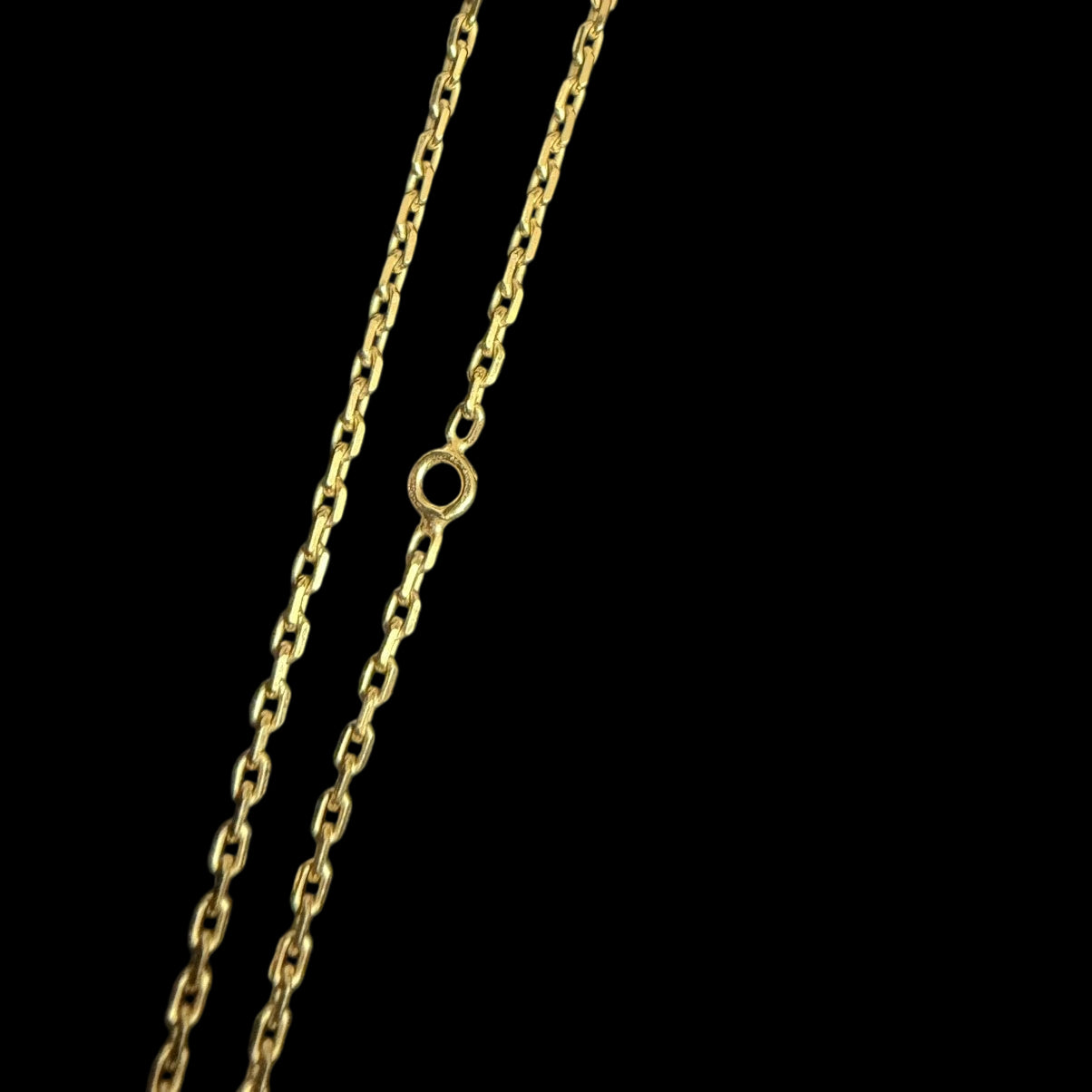 HERMES Gold Alloy Pig Nose Pendant Necklace With Gold Hardware