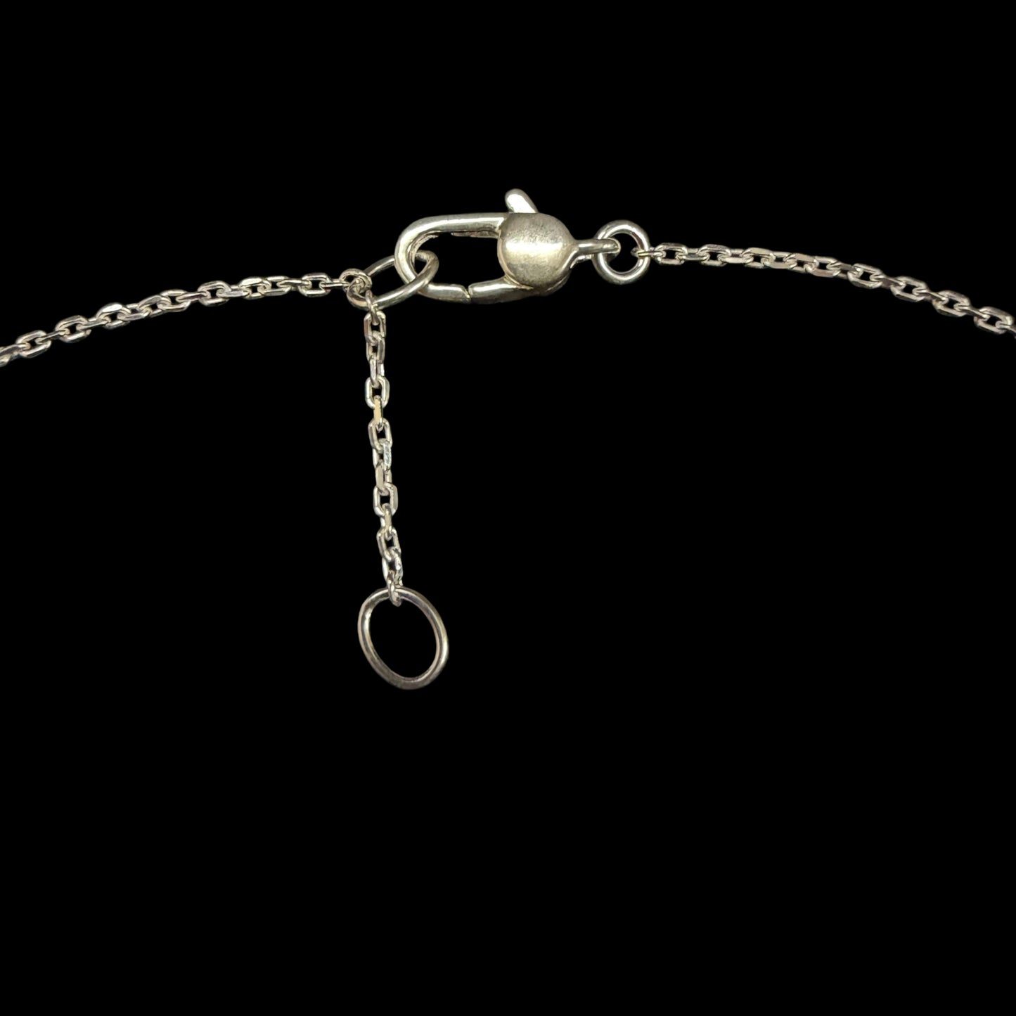 GUCCI Dog Motif 925 Sterling Silver Necklace Gold Finish