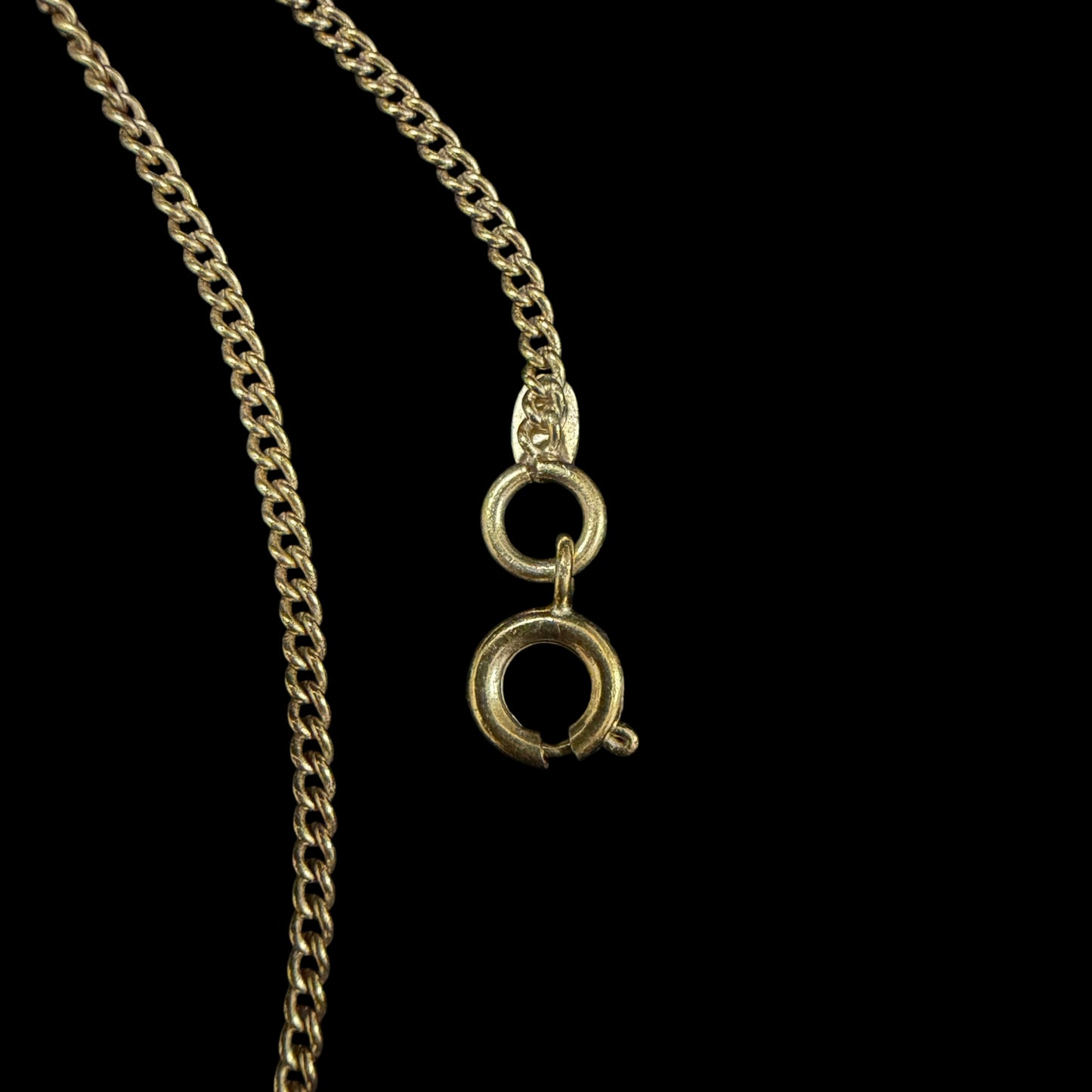 CHANEL CC Logo Pink Base Full Rhinestone Inlay Necklace Gold Tone Metal Thin Chain Adjustable Clasp Elegant Sparkling Classic Vintage Design